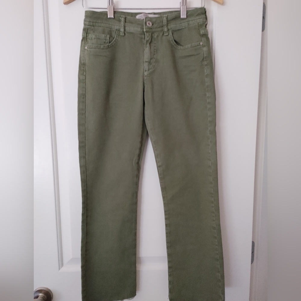 🌞Zara Basic Denim Army Green Jeans ~ Size 02